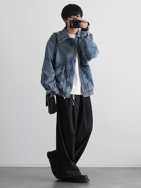 「アイテム（スウェット）」を使った、こーせ︎︎︎︎︎︎︎︎さん（メンズ・169cm）の秋コーディネート