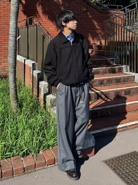 「KLEMAN（クレマン）のアイテム」を使った、こーせ︎︎︎︎︎︎︎︎さん（メンズ・169cm）の秋コーディネート