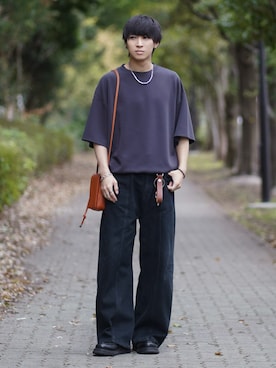 「アイテム（イヤーカフ）」を使った、こーせ︎︎︎︎︎︎︎︎さん（メンズ・169cm）の春コーディネート