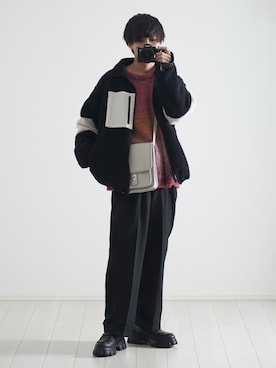 「マイベストコーデ2023」｜「アイテム（その他アウター）」を使った、こーせ︎︎︎︎︎︎︎︎さん（メンズ・169cm）の冬コーディネート