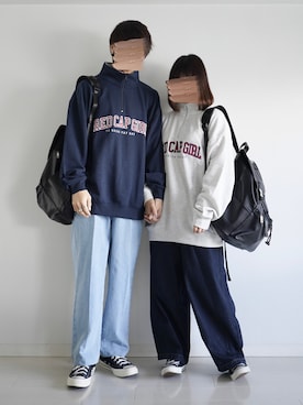 「アイテム（イヤーカフ）」を使った、こーせ︎︎︎︎︎︎︎︎さん（メンズ・169cm）の秋コーディネート