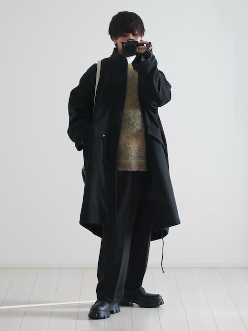 MASAKI着用モデル♡CLEL ルーズステンカラーコート 厚手生地 即完売注意 美品CLEL クレイル MASAKI ステンカラーコート - メルカリ