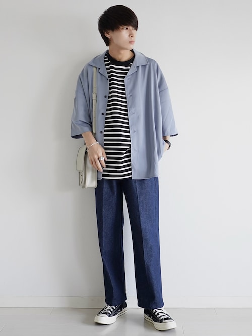 黒tシャツ 夏 メンズ