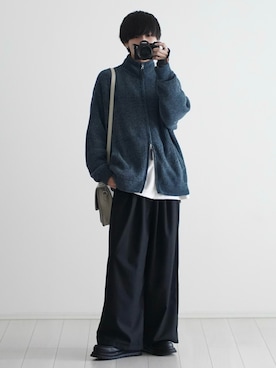 「アイテム（イヤーカフ）」を使った、こーせ︎︎︎︎︎︎︎︎さん（メンズ・169cm）の秋コーディネート