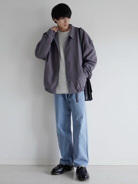 「Dr. Martens（ドクターマーチン）のDr.Martens　ADRIAN SNAFFLE（ドレスシューズ）」を使った、こーせ︎︎︎︎︎︎︎︎さん（メンズ・169cm）の冬コーディネート