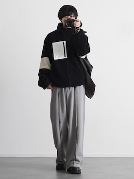 「アイテム（スウェットパンツ）」を使った、こーせ︎︎︎︎︎︎︎︎さん（メンズ・169cm）の秋コーディネート