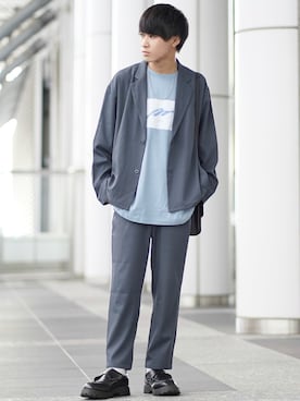 「DEVICE（デバイス）の【WEARISTA こーせ ×DEVICE コラボ】Rename フロントバックル ショルダーバッグ（ショルダーバッグ）」を使った、こーせ︎︎︎︎︎︎︎︎さん（メンズ・169cm）の夏コーディネート