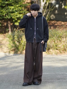 「DEVICE（デバイス）のアイテム」を使った、こーせ︎︎︎︎︎︎︎︎さん（メンズ・169cm）の冬コーディネート