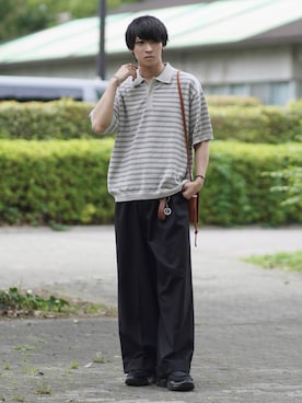 「アイテム（イヤーカフ）」を使った、こーせ︎︎︎︎︎︎︎︎さん（メンズ・169cm）の夏コーディネート