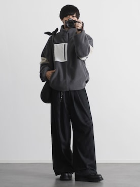 「アイテム（トートバッグ）」を使った、こーせ︎︎︎︎︎︎︎︎さん（メンズ・169cm）の冬コーディネート