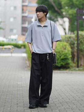 「ETELIO（エテリオ）のアイテム」を使った、こーせ︎︎︎︎︎︎︎︎さん（メンズ・169cm）の夏コーディネート