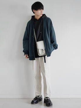 「Dr. Martens（ドクターマーチン）のDr.Martens　ADRIAN SNAFFLE（ドレスシューズ）」を使った、こーせ︎︎︎︎︎︎︎︎さん（メンズ・169cm）の冬コーディネート