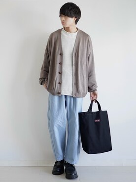 「春ニット」｜こーせ︎︎︎︎︎︎︎︎さん（メンズ・169cm・20代）の春コーディネート