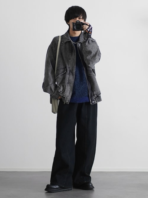 デニム　ショートブルゾン SET UP対応】2WAYデニムショートブルゾン | [公式]ハレ（HARE）通販