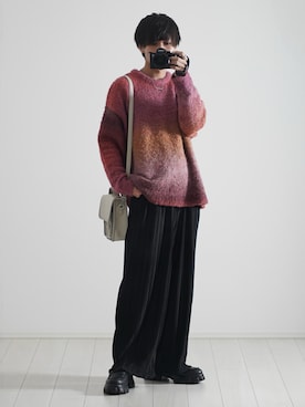 「Lui's（ルイス）のアイテム（パンツ）」を使った、こーせ︎︎︎︎︎︎︎︎さん（メンズ・169cm）の秋コーディネート