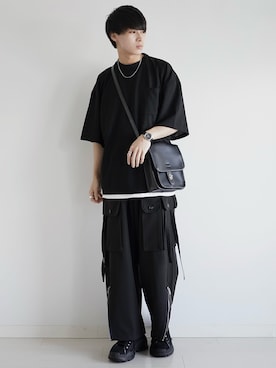「shiki tokyo（シキトウキョウ）のアイテム（スニーカー）」を使った、こーせ︎︎︎︎︎︎︎︎さん（メンズ・169cm）の春コーディネート