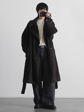 「アイテム（イヤーカフ）」を使った、こーせ︎︎︎︎︎︎︎︎さん（メンズ・169cm）の秋コーディネート