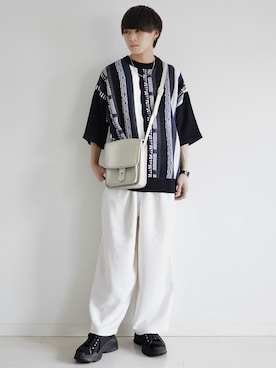 「shiki tokyo（シキトウキョウ）のアイテム（スニーカー）」を使った、こーせ︎︎︎︎︎︎︎︎さん（メンズ・169cm）の夏コーディネート