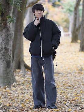 「アイテム（ブルゾン）」を使った、こーせ︎︎︎︎︎︎︎︎さん（メンズ・169cm）の冬コーディネート