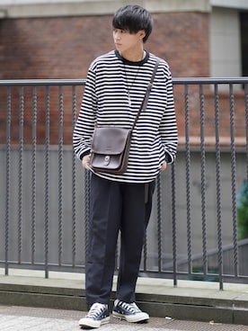 「MinoriTY（マイノリティ）のアイテム（アクセサリー）」を使った、こーせ︎︎︎︎︎︎︎︎さん（メンズ・169cm）の秋コーディネート