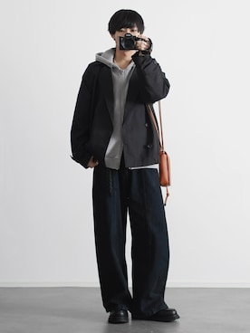 「DEVICE（デバイス）のアイテム（バッグ）」を使った、こーせ︎︎︎︎︎︎︎︎さん（メンズ・169cm）の冬コーディネート