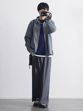 「DEVICE（デバイス）のアイテム（バッグ）」を使った、こーせ︎︎︎︎︎︎︎︎さん（メンズ・169cm）の春コーディネート