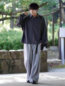 「アイテム（イヤーカフ）」を使った、こーせ︎︎︎︎︎︎︎︎さん（メンズ・169cm）の秋コーディネート