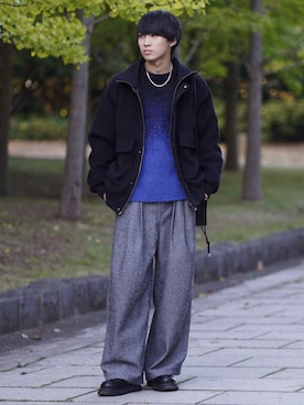 「アイテム（アクセサリー）」を使った、こーせ︎︎︎︎︎︎︎︎さん（メンズ・169cm）の秋コーディネート