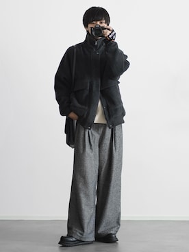 「ワイドパンツ」｜こーせ︎︎︎︎︎︎︎︎さん（メンズ・169cm）の秋コーディネート