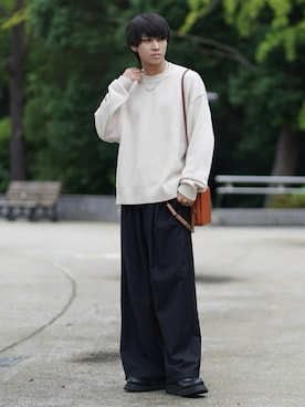 「アイテム（イヤーカフ）」を使った、こーせ︎︎︎︎︎︎︎︎さん（メンズ・169cm）の秋コーディネート