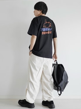 「GLOSTER（グロスター）のアイテム」を使った、こーせ︎︎︎︎︎︎︎︎さん（メンズ・169cm）の春コーディネート