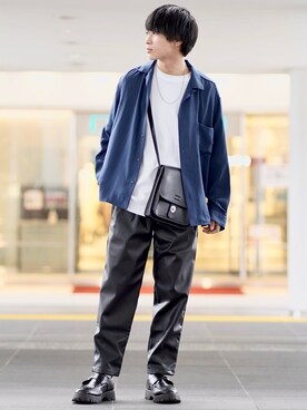 「DEVICE（デバイス）の【WEARISTA こーせ ×DEVICE コラボ】Rename フロントバックル ショルダーバッグ（ショルダーバッグ）」を使った、こーせ︎︎︎︎︎︎︎︎さん（メンズ・169cm）の夏コーディネート