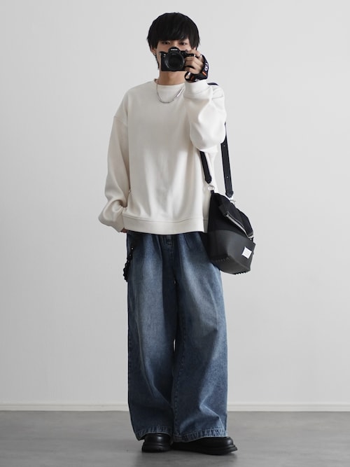 ダブルソールシャークコンビネーションモカシンシューズ