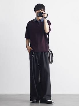 「ETELIO（エテリオ）のアイテム」を使った、こーせ︎︎︎︎︎︎︎︎さん（メンズ・169cm）の春コーディネート