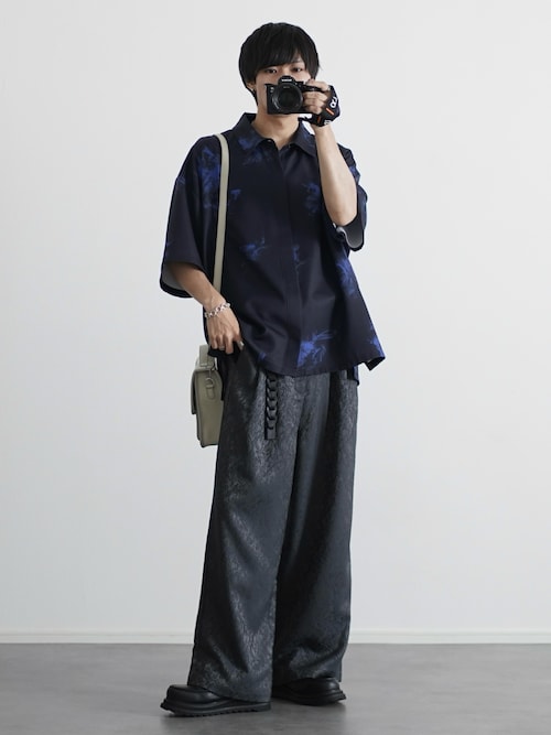 ダブルソールシャークコンビネーションモカシンシューズ