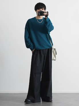 「DEVICE（デバイス）のアイテム（バッグ）」を使った、こーせ︎︎︎︎︎︎︎︎さん（メンズ・169cm）の春コーディネート