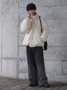 「DEVICE（デバイス）の【WEARISTA こーせ ×DEVICE コラボ】Rename フロントバックル ショルダーバッグ（ショルダーバッグ）」を使った、こーせ︎︎︎︎︎︎︎︎さん（メンズ・169cm）の秋コーディネート