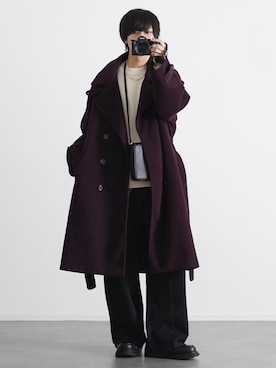 「アイテム（イヤーカフ）」を使った、こーせ︎︎︎︎︎︎︎︎さん（メンズ・169cm）の秋コーディネート