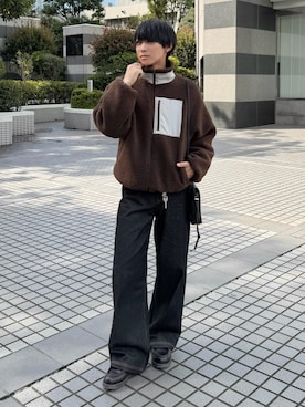 「KLEMAN（クレマン）のアイテム」を使った、こーせ︎︎︎︎︎︎︎︎さん（メンズ・169cm）の秋コーディネート