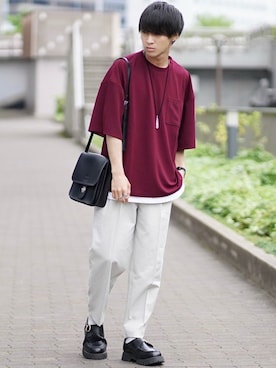 「MinoriTY（マイノリティ）のアイテム（アクセサリー）」を使った、こーせ︎︎︎︎︎︎︎︎さん（メンズ・169cm）の春コーディネート
