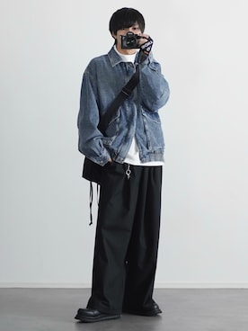 「アイテム（アクセサリー）」を使った、こーせ︎︎︎︎︎︎︎︎さん（メンズ・169cm）の冬コーディネート