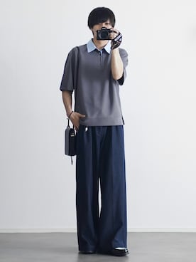 「ETELIO（エテリオ）のアイテム」を使った、こーせ︎︎︎︎︎︎︎︎さん（メンズ・169cm）の春コーディネート