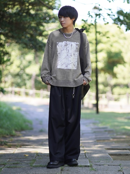 モカシン・デッキシューズ 黒と毛皮のコンビネーション　サイズ42 モカシン・デッキシューズ 黒と毛皮のコンビネーション サイズ42