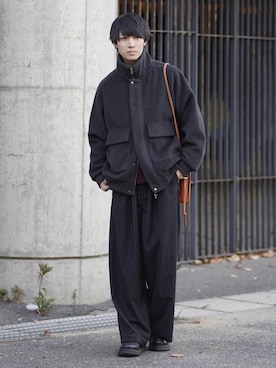 「DEVICE（デバイス）のアイテム」を使った、こーせ︎︎︎︎︎︎︎︎さん（メンズ・169cm）の冬コーディネート