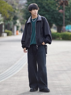 「DEVICE（デバイス）のアイテム（バッグ）」を使った、こーせ︎︎︎︎︎︎︎︎さん（メンズ・169cm）の冬コーディネート