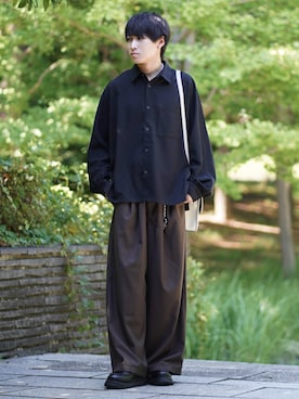 「アイテム（イヤーカフ）」を使った、こーせ︎︎︎︎︎︎︎︎さん（メンズ・169cm）の秋コーディネート
