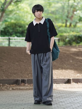 「アイテム（パンツ）」を使った、こーせ︎︎︎︎︎︎︎︎さん（メンズ・169cm）の夏コーディネート