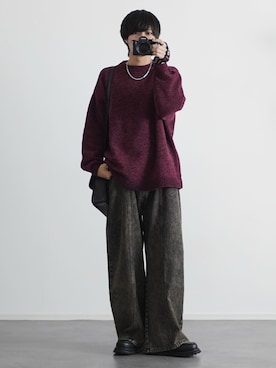 「アイテム（イヤーカフ）」を使った、こーせ︎︎︎︎︎︎︎︎さん（メンズ・169cm）の秋コーディネート