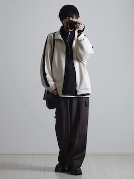 「アイテム（リング）」を使った、こーせ︎︎︎︎︎︎︎︎さん（メンズ・169cm）の冬コーディネート