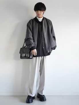 「Confirm（コンファーム）のアイテム（ブルゾン）」を使った、こーせ︎︎︎︎︎︎︎︎さん（メンズ・169cm）の秋コーディネート